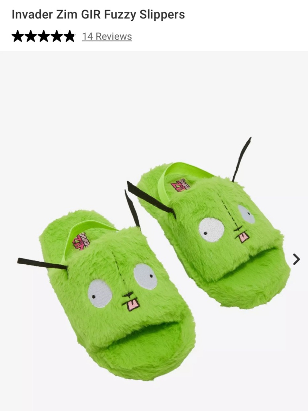 GIR Fuzzy Slippers - Green
